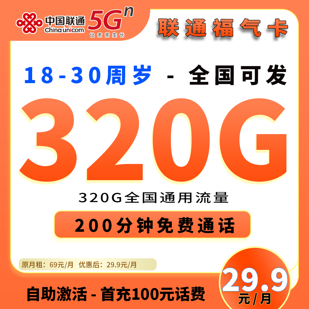 90533【联通福气卡】