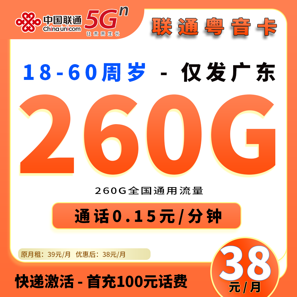 91430【联通粤音卡】