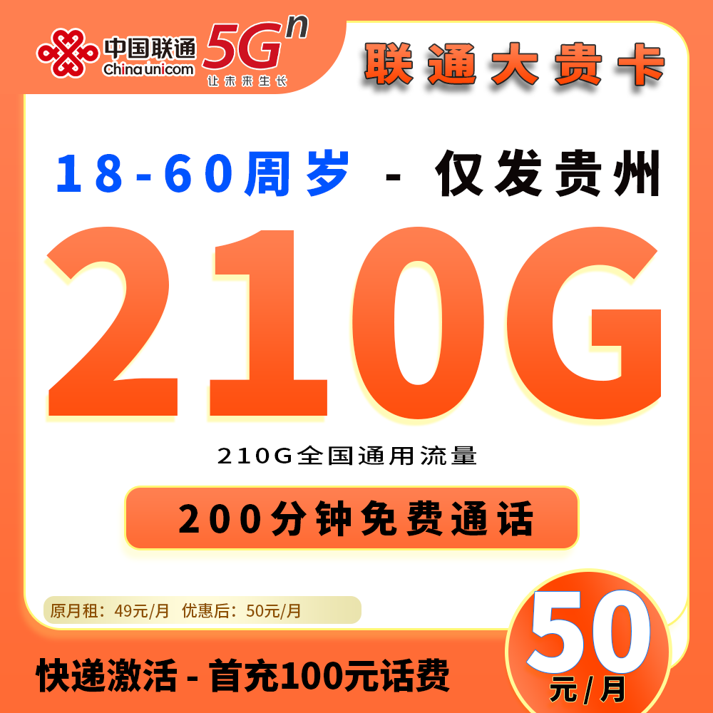 91271【联通大贵卡】